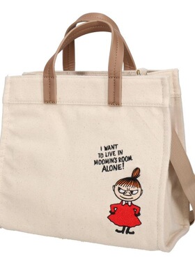 Muming bag史努比大容量手提包姆明亚美可爱卡通帆布包单肩斜挎包