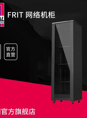 德国威图Ritta FR IT 42U 19英寸网络机柜工业机柜前玻璃后钢板