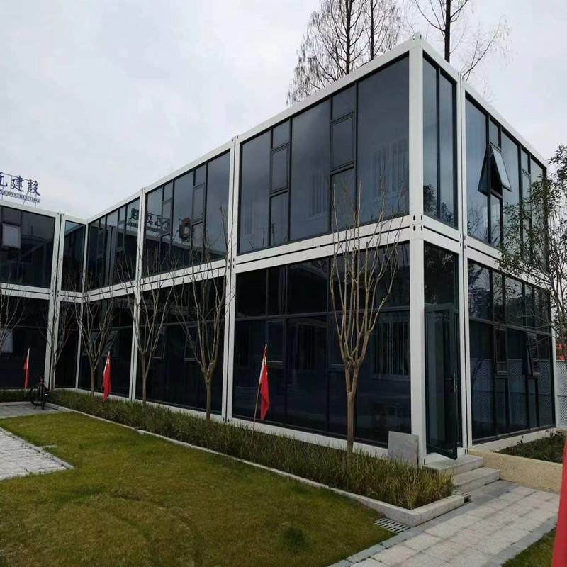移动打包箱房 便捷组合箱式房 工地办公室带幕墙装饰集装箱房,基础建材,轻钢别墅,淘宝优惠券,粉丝福利购,淘宝优惠卷