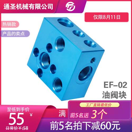 EF-02油阀 液压油缸 液压缸升降阀插装阀 溢流阀电动止回阀块