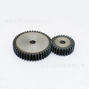 A型 高频淬火热处理 平面碳钢1.5模71齿圆柱直齿轮传动 1.5m71T