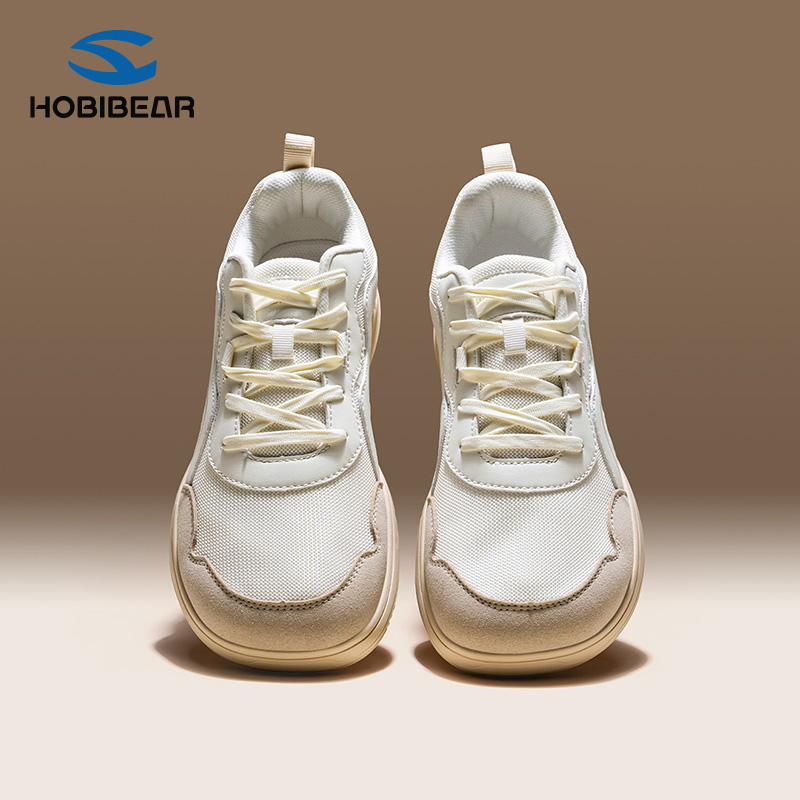 HOBIBEAR休闲运动鞋轻便耐磨舒适男鞋前掌宽4e宽楦通勤鞋男士鞋子