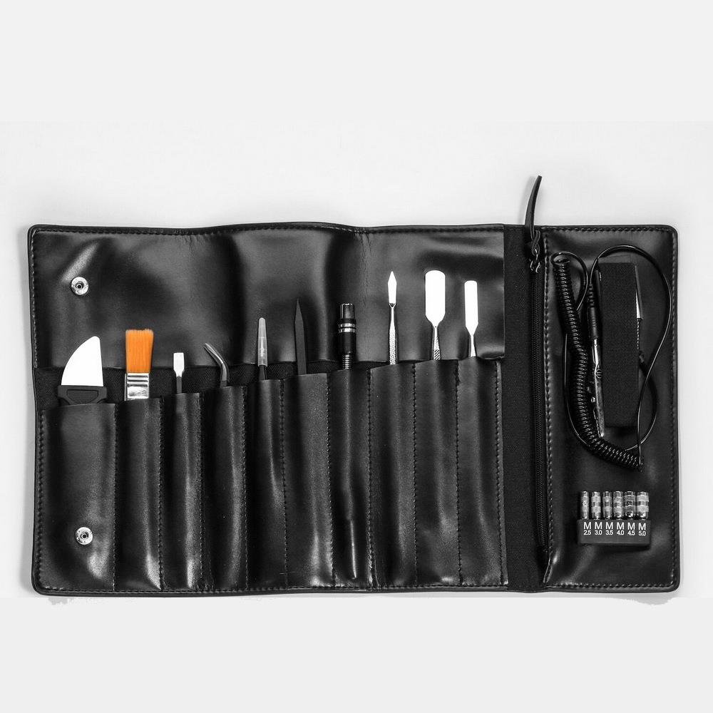 wowstick 皮包工具套装 拆机棒 软杆 套筒 防静电手环 镊子 刷子图片