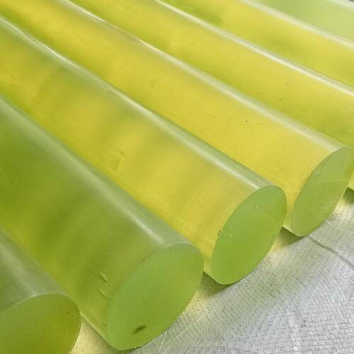 .一米长聚氨酯棒现货pu棒耐磨耐低温优力胶实心棒材高回弹牛筋棒