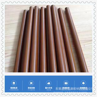 黄褐色4203PI棒高绝缘聚酰亚胺棒材板材棕色耐磨pi棒 .耐高温PI棒