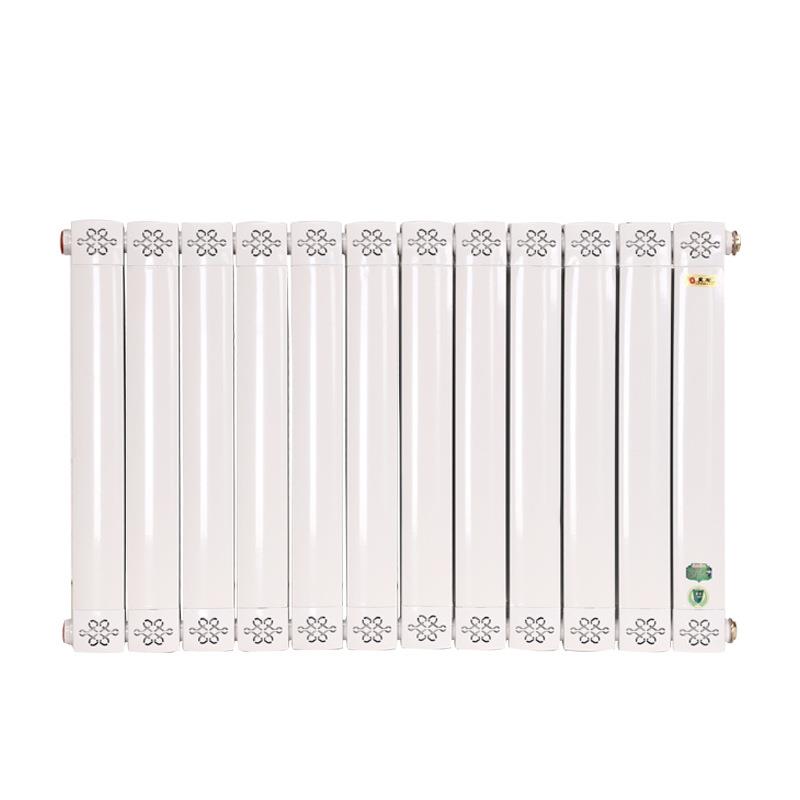 铜铝复合暖气片集中供暖家用壁挂式8080型散热器大水道暖气工程用