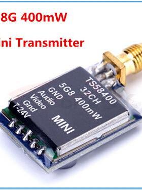 5.8G400mW40频道AV无线迷你发射机TS58400(R频点).
