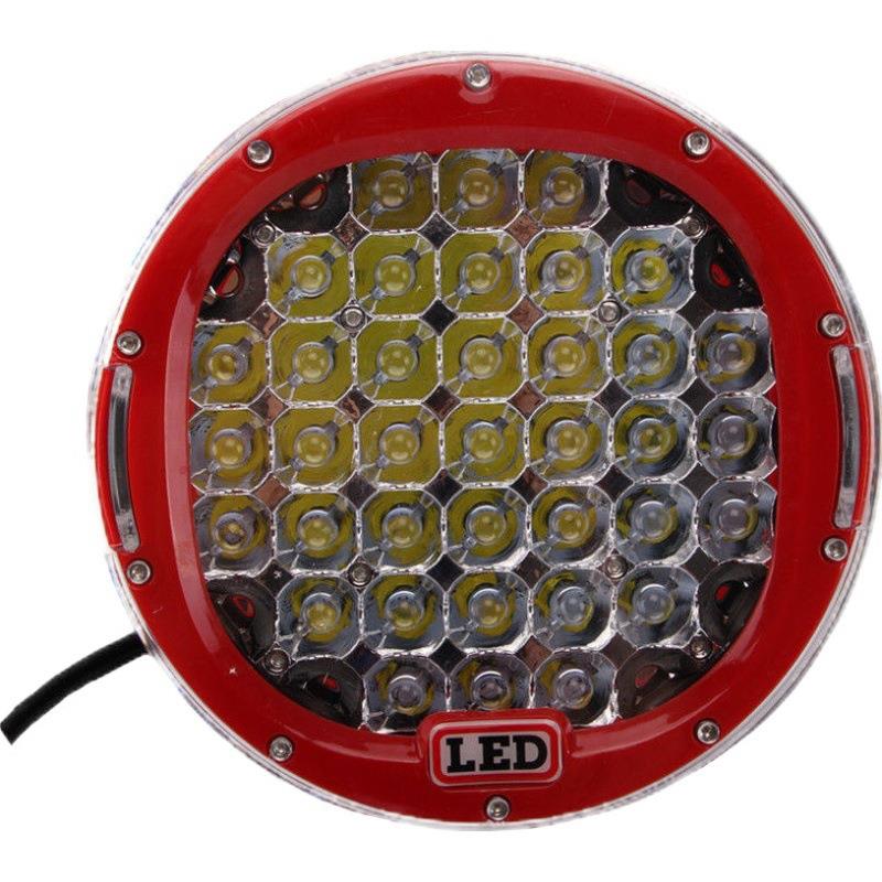 汽车LED工作灯9英寸185W重型机车工作灯LED矿车灯越野车顶灯超亮