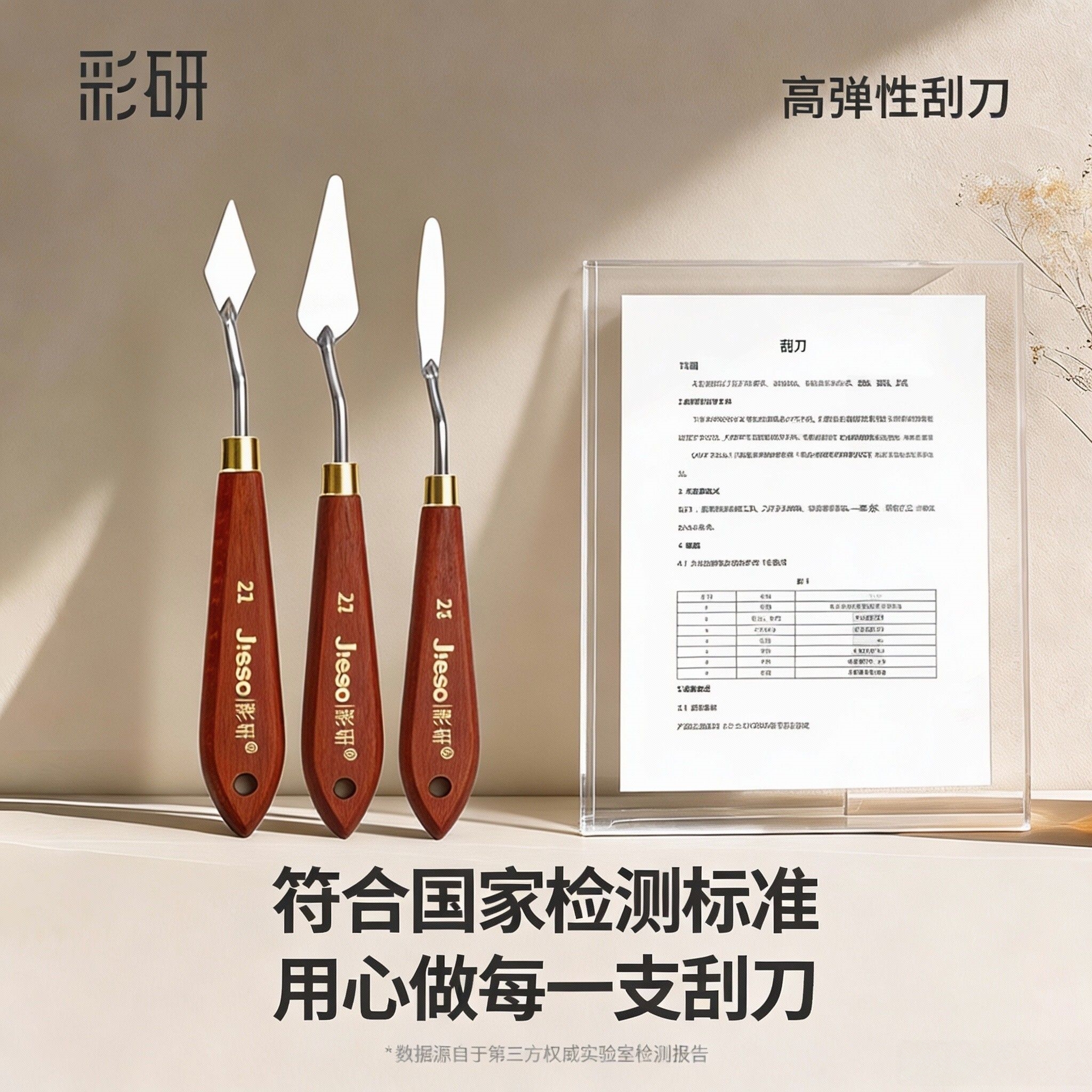 彩研刮刀油画刀高弹性超软油画棒专用调色刀切油画棒工具辅助绘画刮画油画颜料刮刀