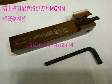 弹簧钢数控端面槽刀FGHH525R-100/140等装克洛伊MGMN500刀片