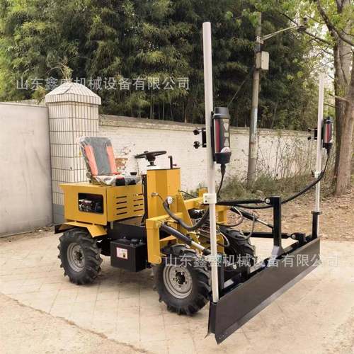 小型混凝土激光整平机全自动路面找平机四轮水泥地面整平机厂家