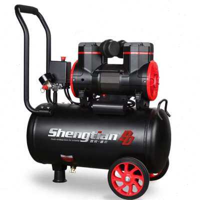 新品。9L气泵30L小型50L压缩机打气120L无油高压静音W150空压机节