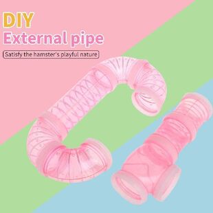 极速8pcs Multifunctionatl Hamster Tunnel Assembly Pipe Set