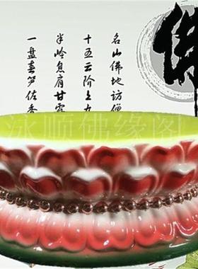 极速新款陶瓷观音座佛座莲花座y佛像底座供奉佛像垫佛台礼家佛具