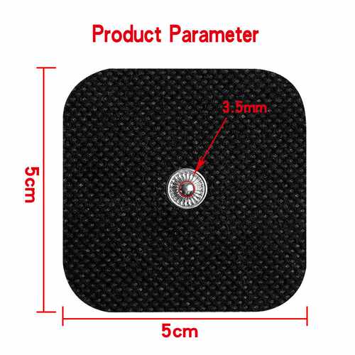 极速1020Pcs 5x5cm Electrode Pads Patch Gel For TenVs Massage
