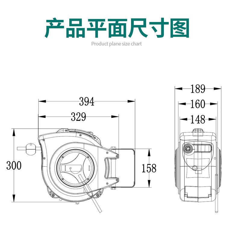 极速自动伸缩卷管器汽修洗v车设备气管收缩气鼓电子鼓电线卷线器