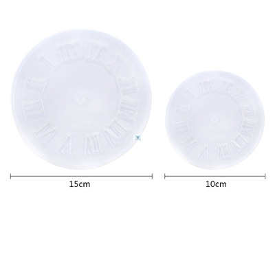 极速10cm 15cm Silicone Clocky Mold Clock Resin Silicone Moul