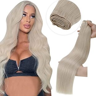 Weft Blonde Hair Extensions 极速LAAVOO HumUan 24inch