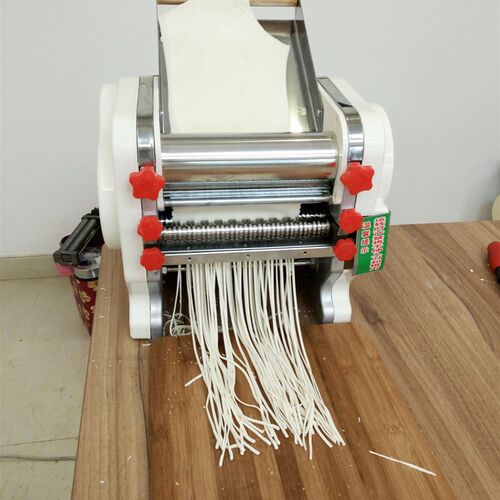 新品俊媳妇不锈钢台式商用电动面条机家用压面机X饺子皮揉面机