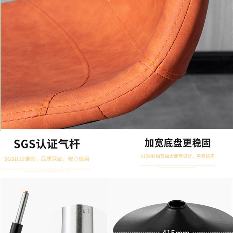 新品台椅吧台时尚现代旋转椅铁艺升降靠背吧高脚吧椅子.家用凳轻