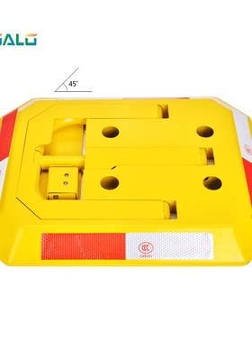 极速Octagon Steel Car Parking Blocker, car PaPrking Barrier,
