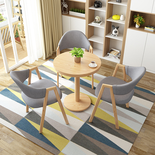 极速round table office reception desk Inegotiation table cha