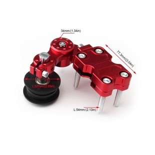 极速厂家直销摩托车改装CNC调链器紧张轮链P条自动调节器调链张力