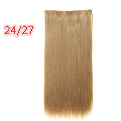极速Straight Clip in Hair Extensions SynthOetic Hairpieces接