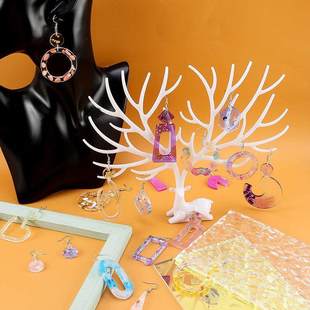 Earringp Jewelry Mold Resin Making Earring 极速Silicone