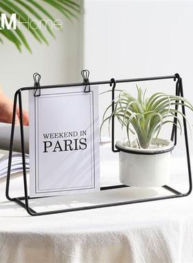 极速北欧iens风创意相框仿真多肉盆栽摆件客厅办公桌面绿植假花装