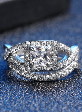 极速Fashion womens ringt jewelry fashion delicate diamond s