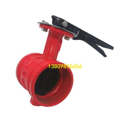 新品。现货供应 沟槽手柄蝶t阀 D81X-16Q 球墨铸铁卡箍式蝶阀