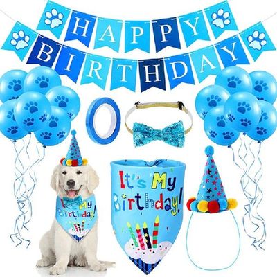 极速Pet Supplies Happy Birthday FDog Bandana Party Cake