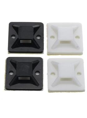 极速200Pcs Cablke tie mount black Zip Tie car Cable Wire Rem