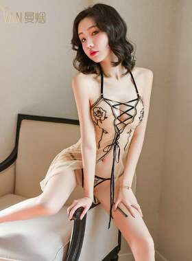 极速Sexby underwear womens sexy perspective bandage hanging