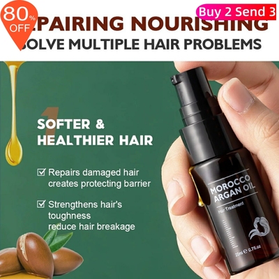 极速Moroccan Argan Oil sHair Essential Treatment Keratin Nou