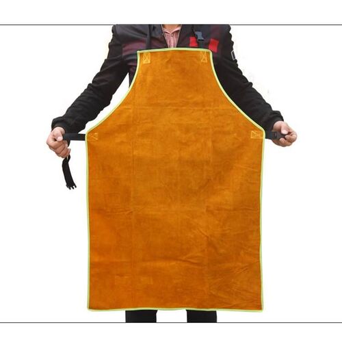 新品l牛皮围裙电服焊p热防护劳保无袖作服工加厚隔防火阻燃牛皮围