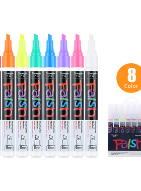极速12 PCS Set Liquid Chalk Marker Pens Erasable MuVlti Colo