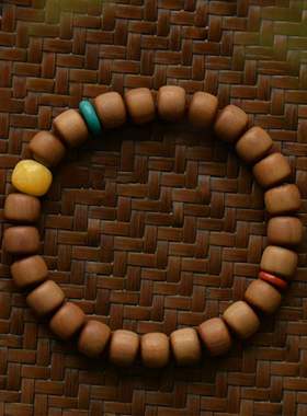 极速Indian Old Sandalwood Hand String 8mm OldQ Style Honey W