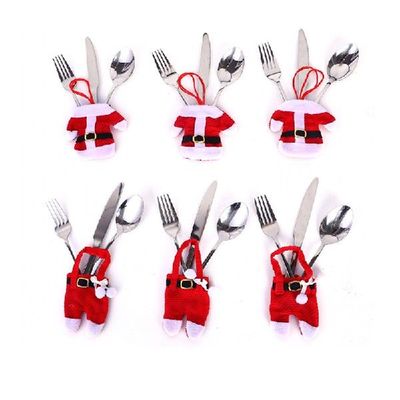 极速New Year Chirstmas Tableware Holder KniNfe Fork Cutlery