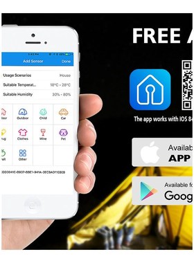 极速IBS-TH1 Wireless Digital ThermometeJr Hygrometer Sensor