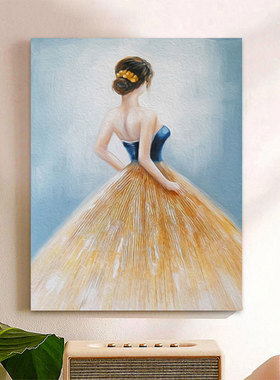 新品diy数字油彩画水彩画 俏女郎治愈解闷手工画画W定制涂色填充
