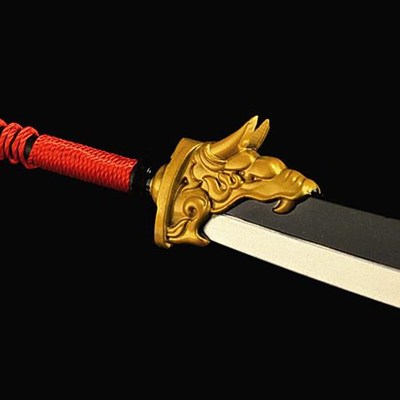 极速l1/6合金兵器模霸下大刀朴刀屠F刀龙刀板门虎头刀装兵人武器