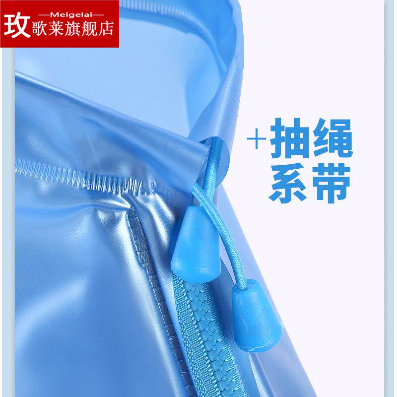 极速防雨鞋套g户外旅游鞋套成人时尚男女加厚防水防滑鞋套拉链防