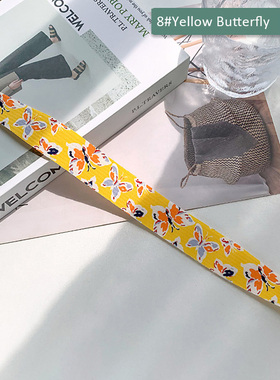 极速Magic Tape  Headband Floral Print Grid SwQeet Hairbands