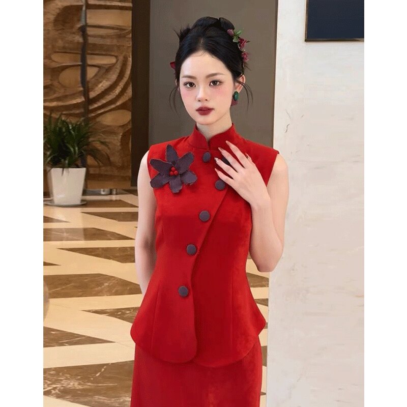 新中式订婚礼服敬酒服晨