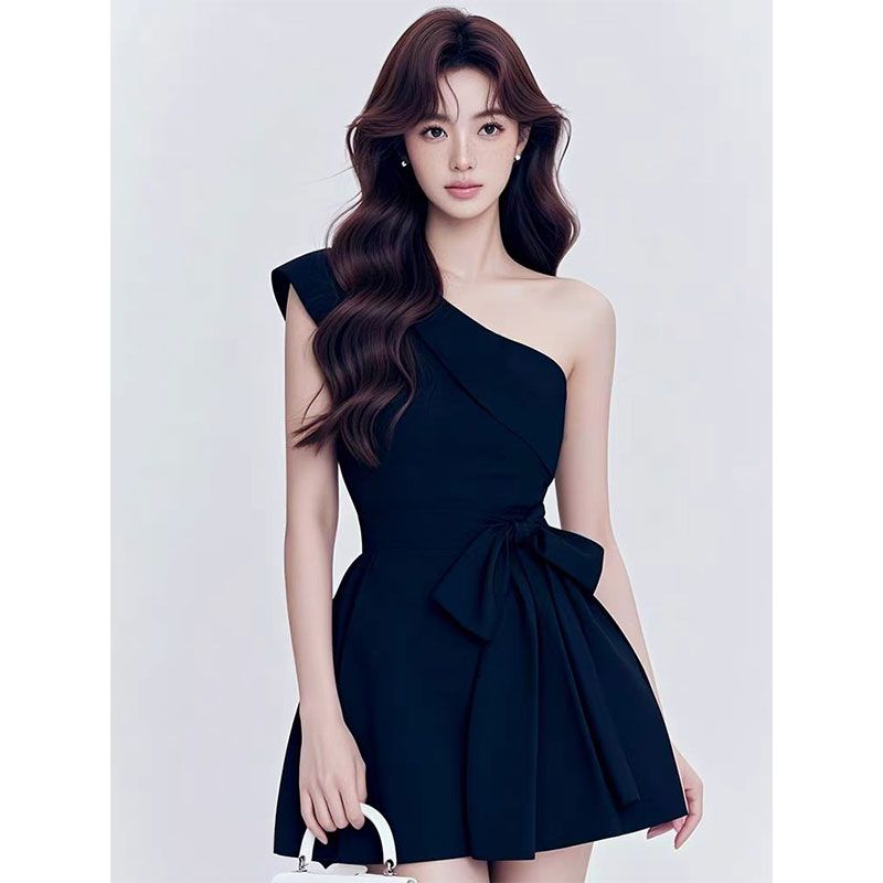 黑色性感小晚礼服高级质