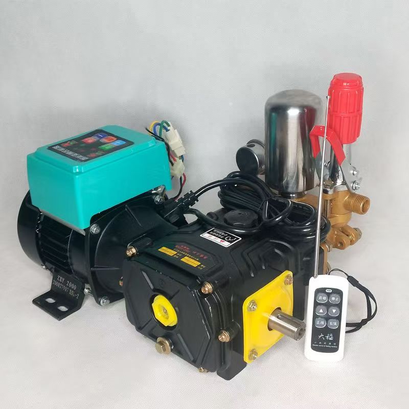 48V60V电动打药机72V220V高压农用新式打药泵26三缸泵柱塞泵