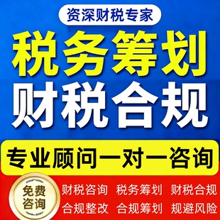 全国税务申报代理记账公司税务筹划财务合规风险防范税务稽查咨询