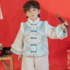 古装 男童加厚汉服中国风秋冬季 儿童中式 套装 表演服拜年服 男童唐装